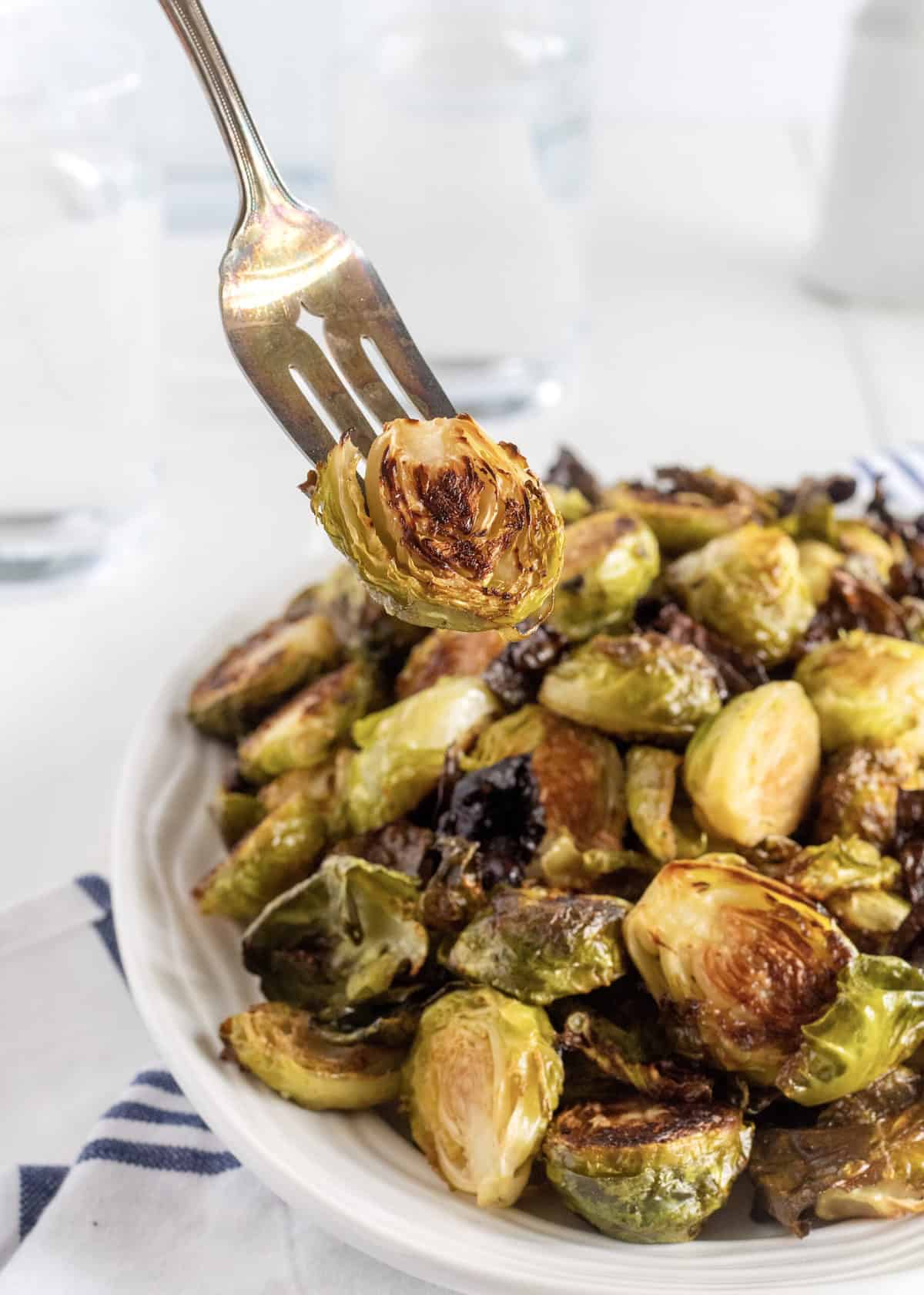 How to Roast Brussels Sprouts by The BakerMama