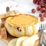 Gouda and Cheddar Fondue by The BakerMama