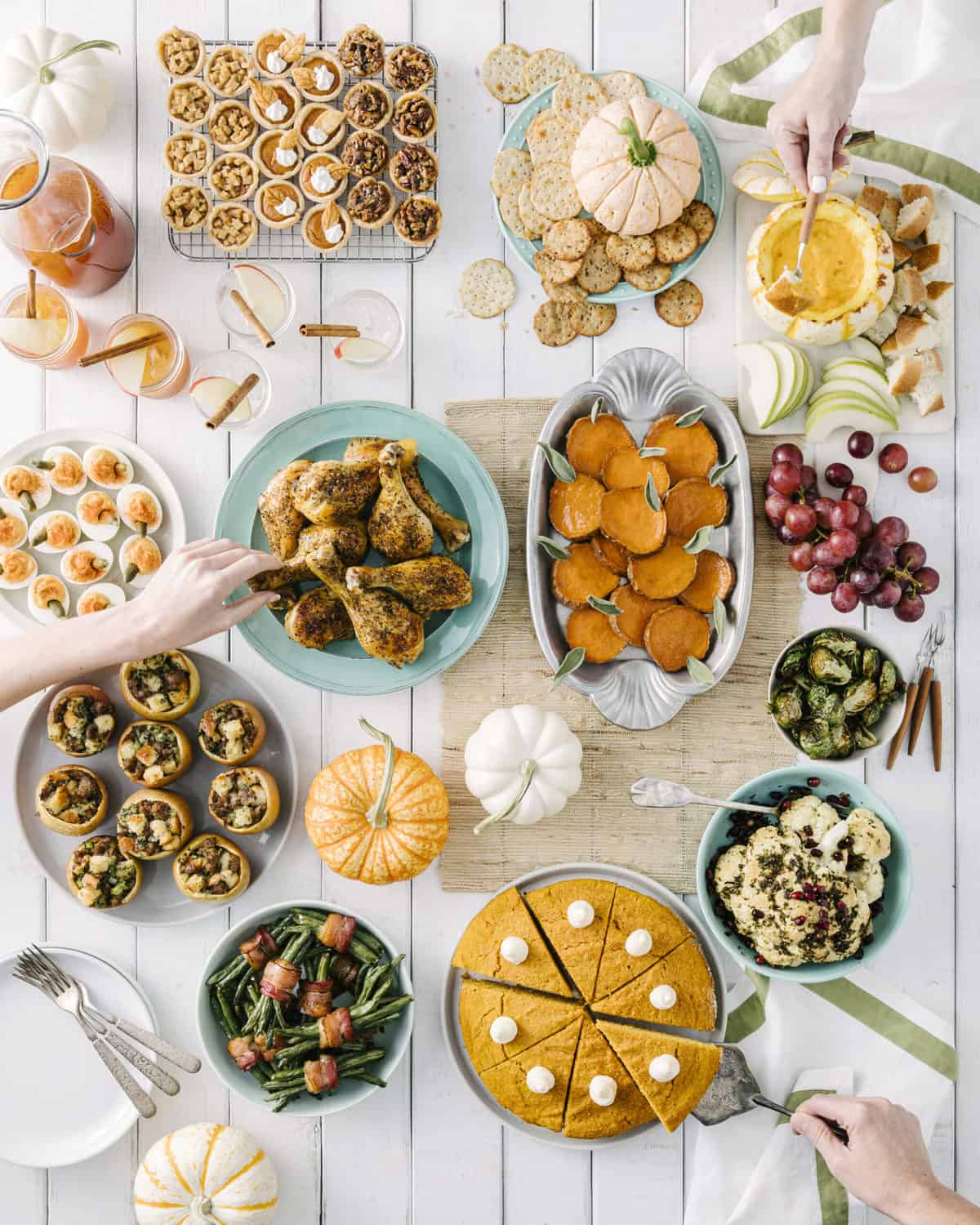 Friendsgiving Spread by The BakerMama