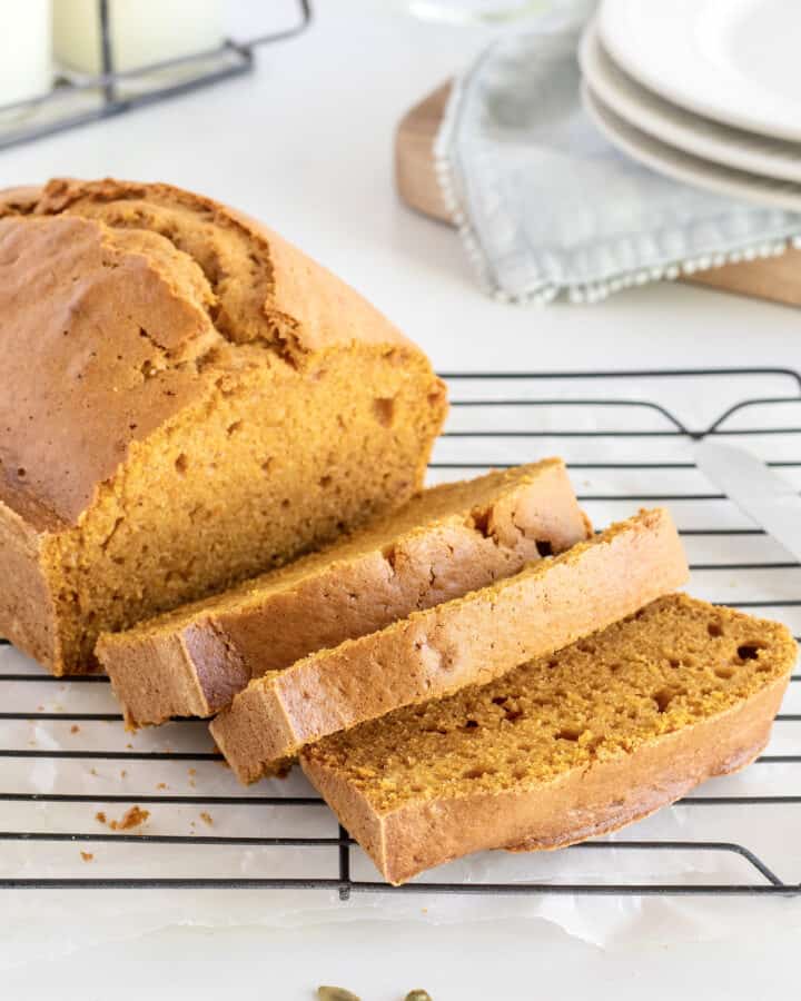Perfect Pumpkin Bread by The BakerMama