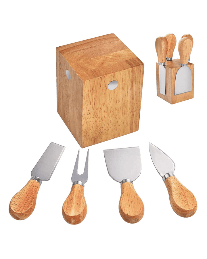 Magnetic Cheese Knife Block