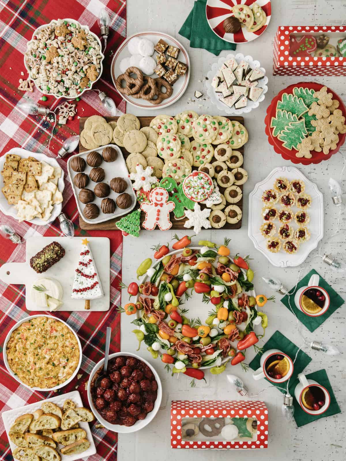 Holiday Cookie Exchange Spread from Spectacular Spreads Cookbook
