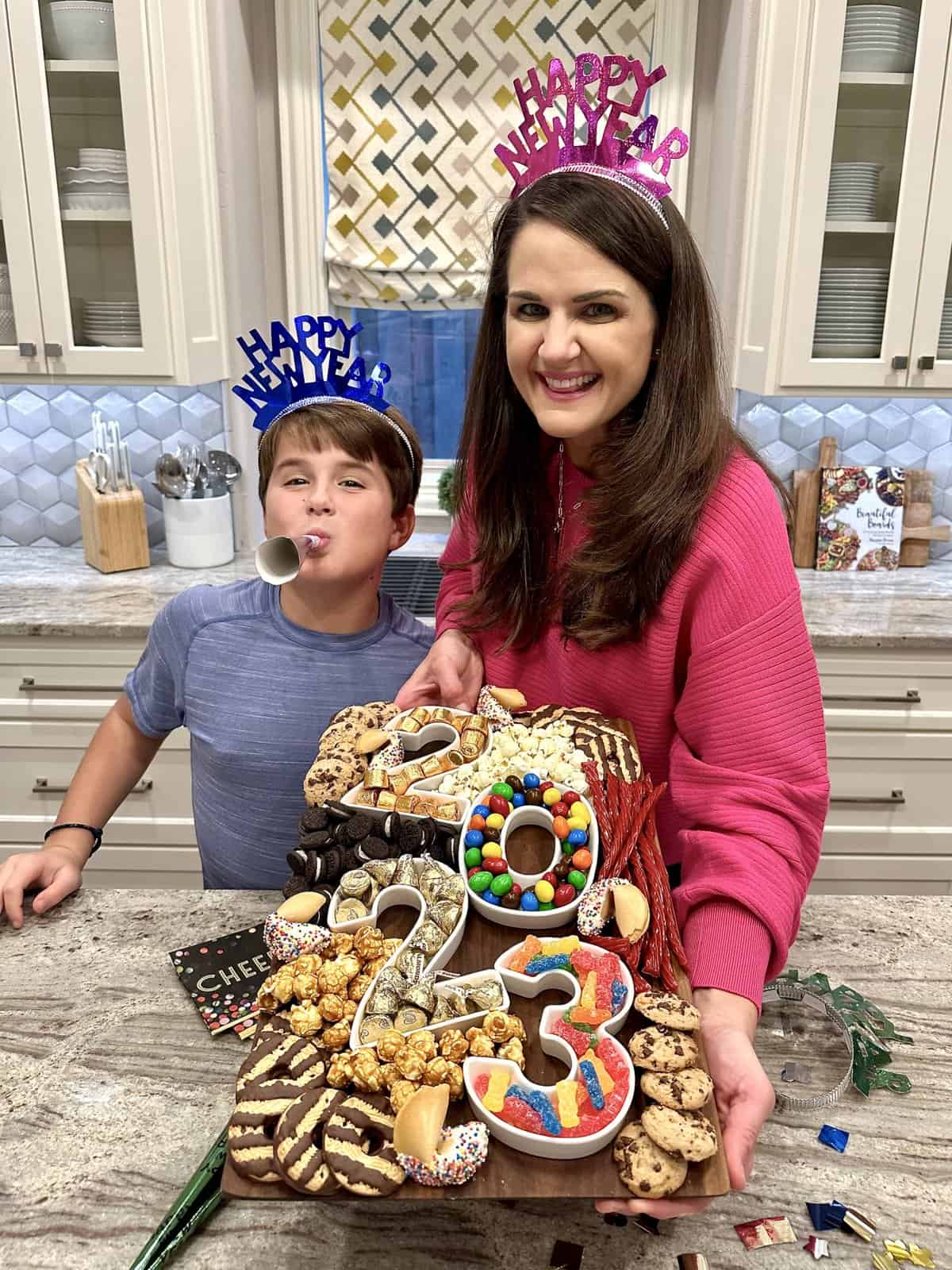 New Year's Eve 2023 Dessert Board by The BakerMama