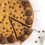 Chocolate Chip Cookie Cake by The BakerMama