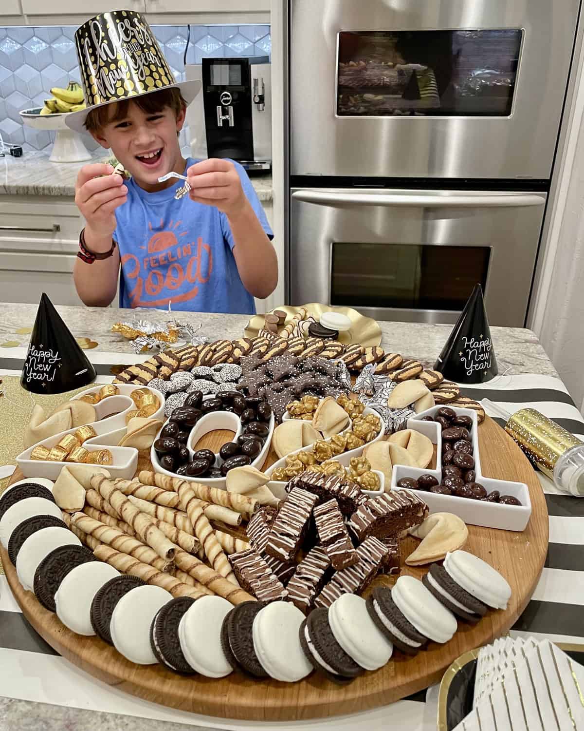 New Year's Eve Dessert Board by The BakerMama