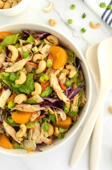 Asian Chopped Chicken Salad by The BakerMama