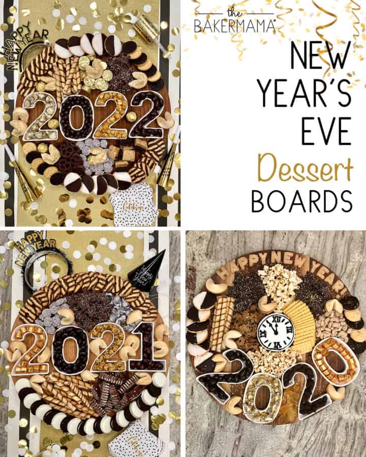 New Year's Eve Dessert Board by The BakerMama