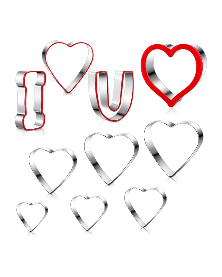 I Heart You Heart Cookie Cutters