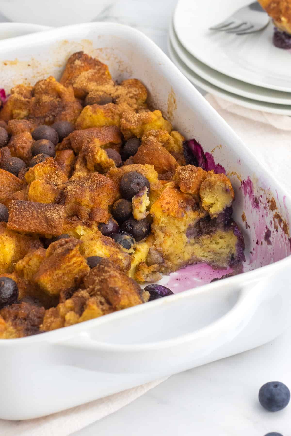 Blueberry French Toast Casserole