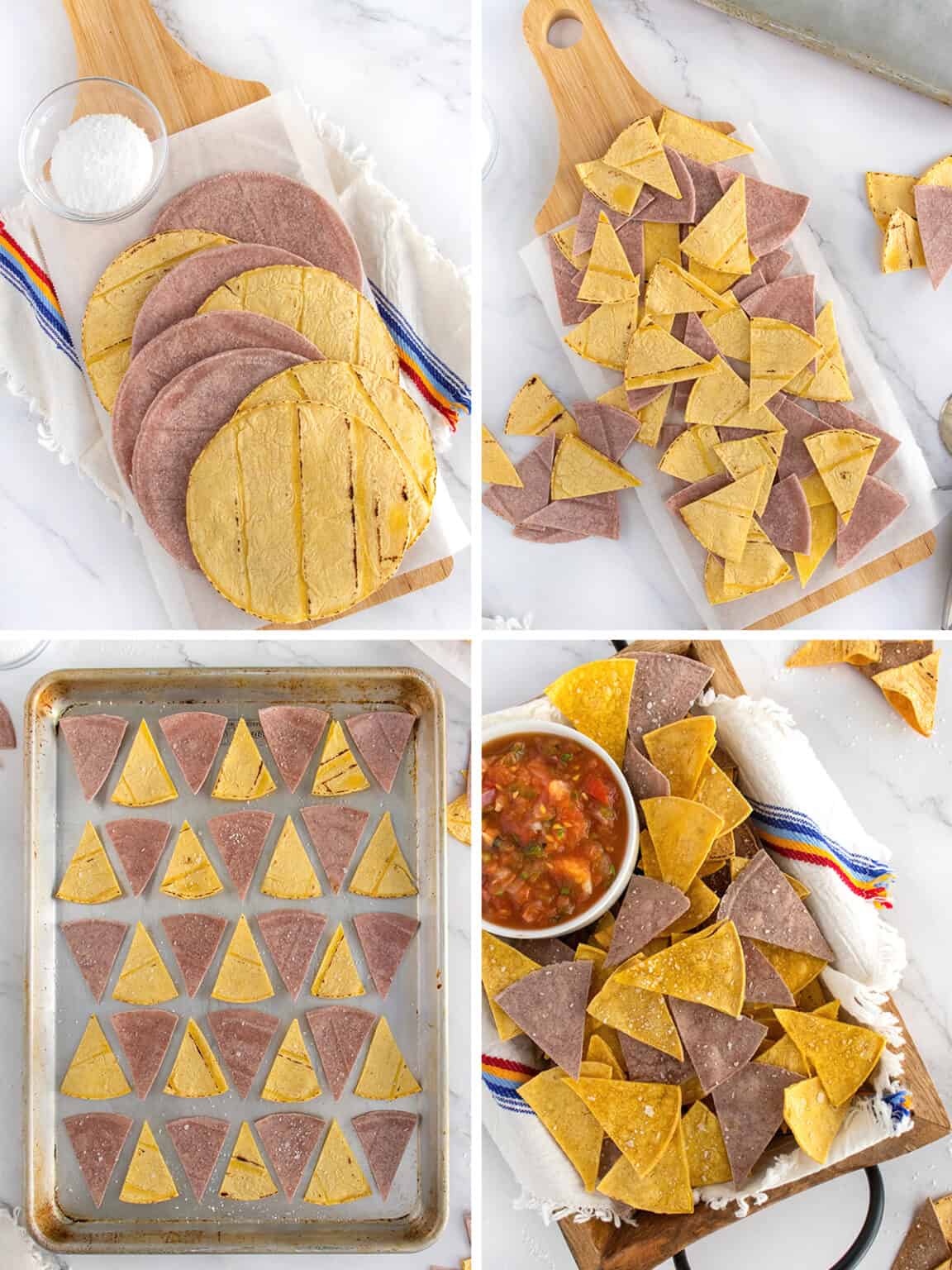 Baked Corn Tortilla Chips The BakerMama