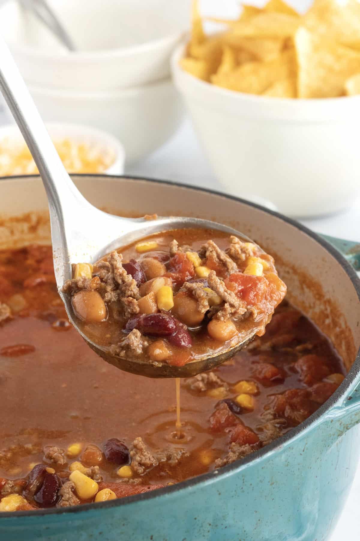 5 Ingredient Taco Soup - Foodie With Family