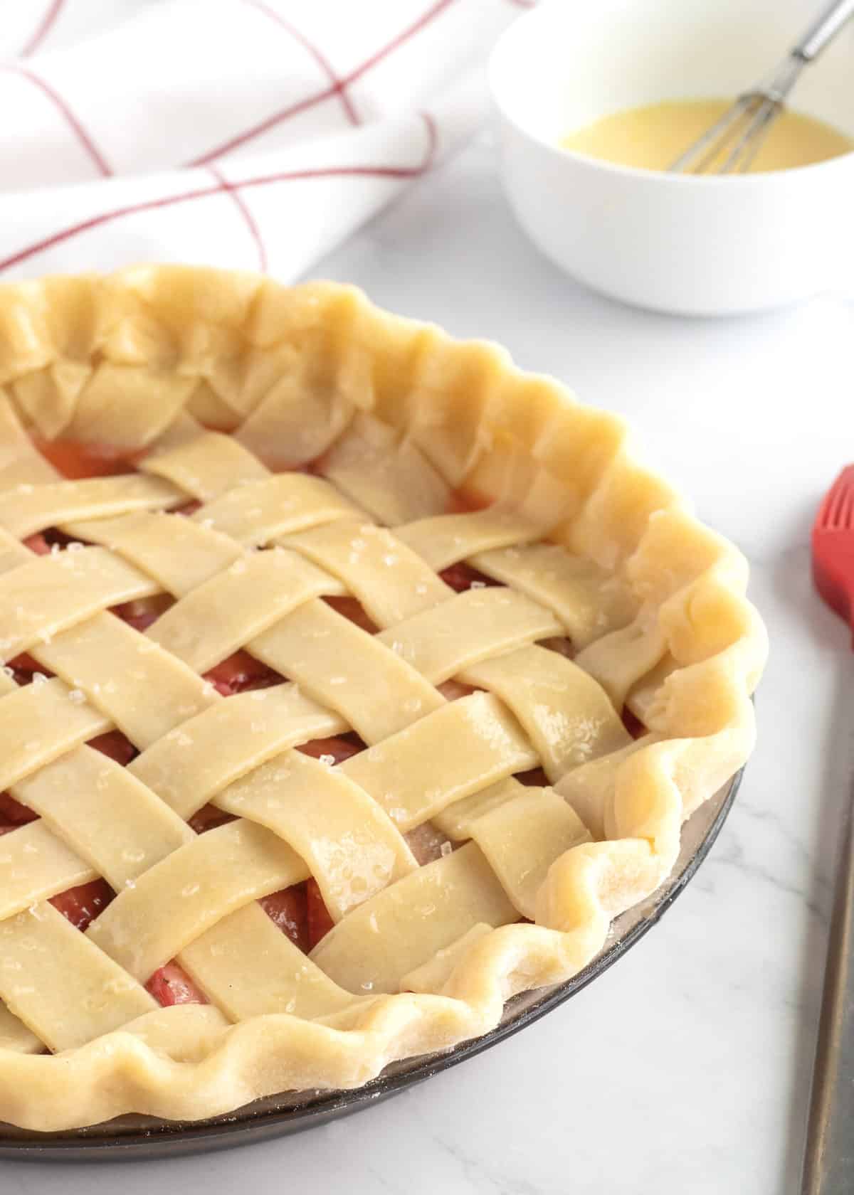 Lattice Crust Complete Guide to Pie Crust by The BakerMama
