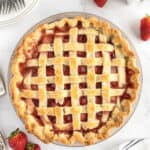 Fresh Strawberry Pie by The BakerMama