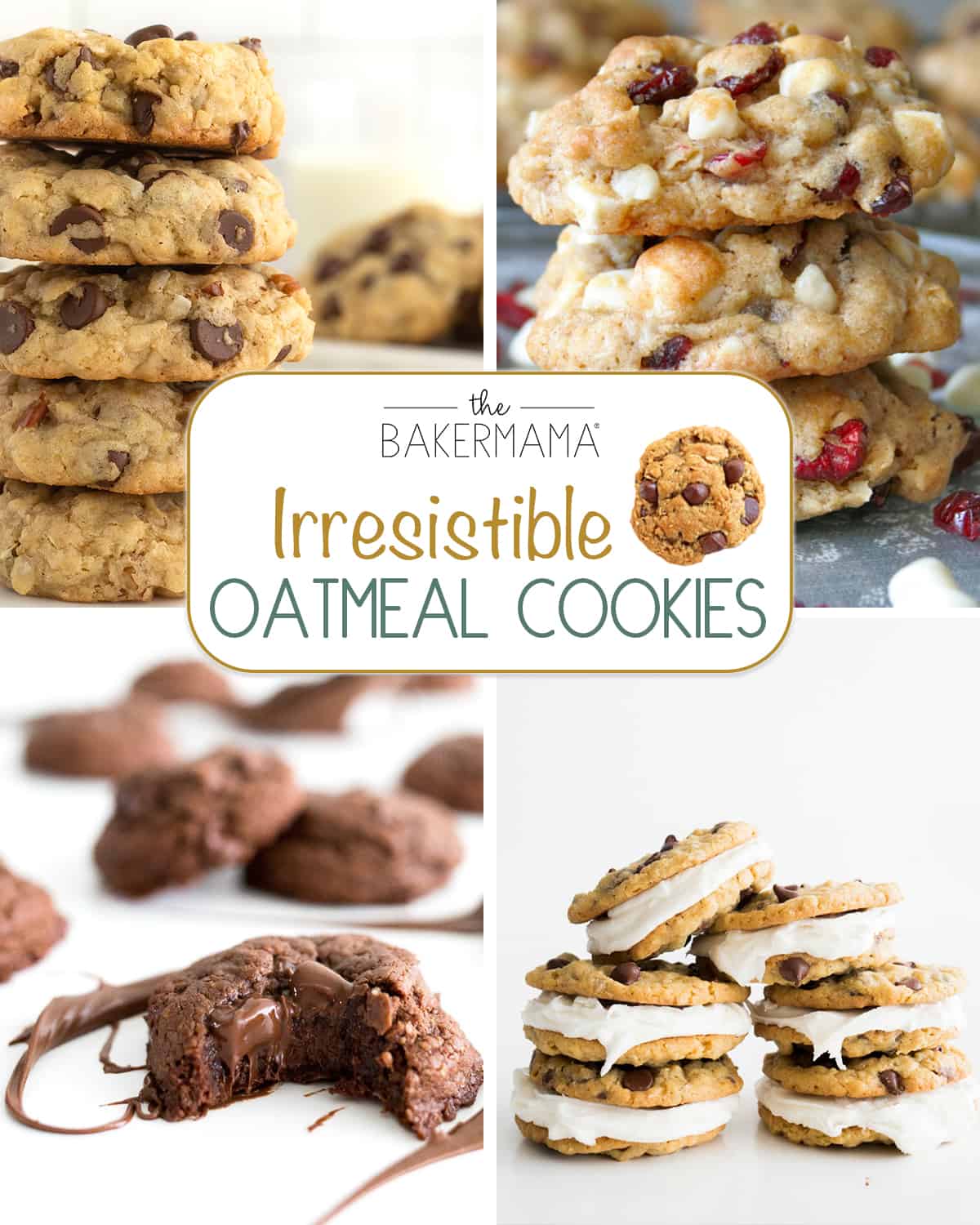 Irresistible Oatmeal Cookie Recipes by The BakerMama