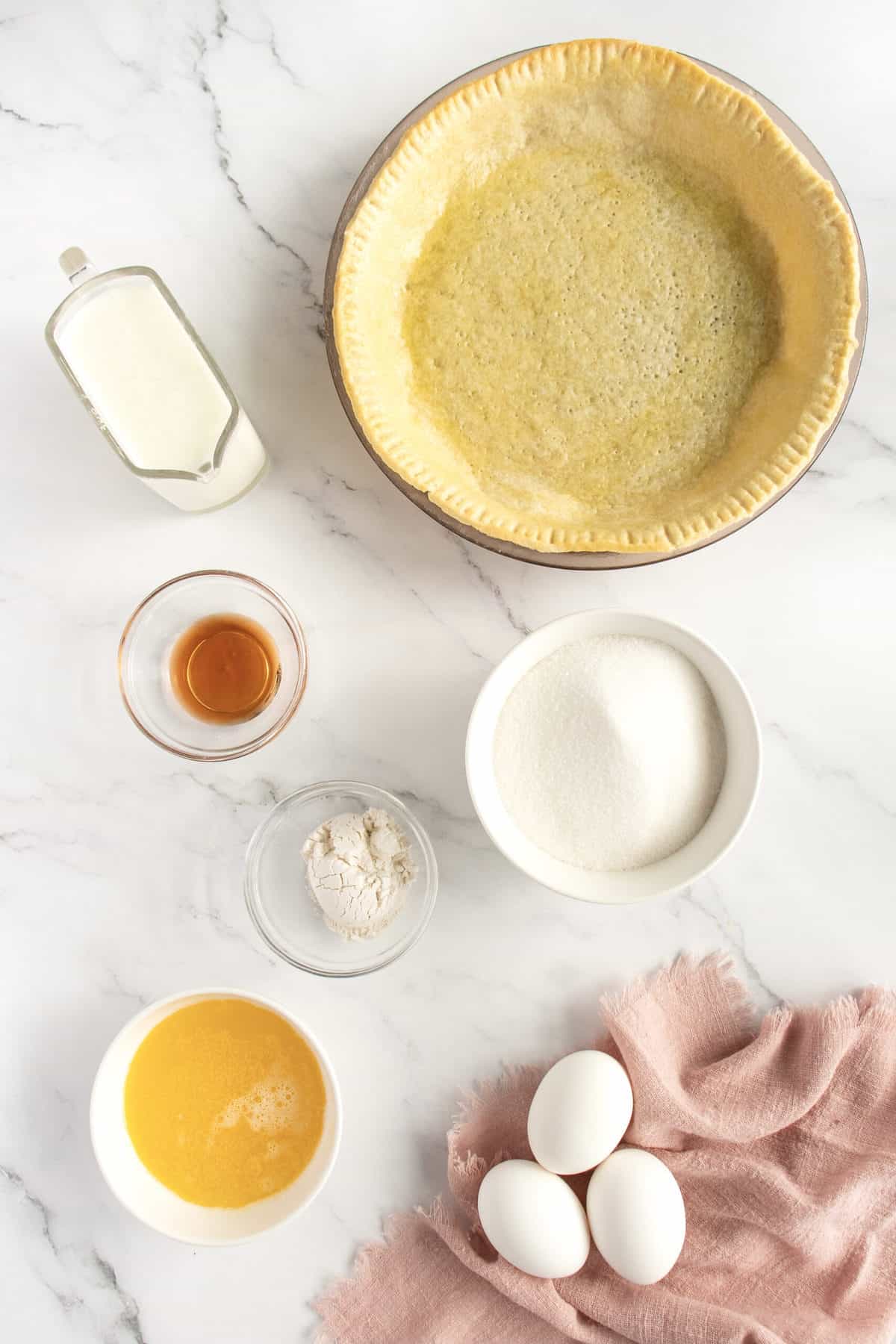 Buttermilk Pie by The BakerMama