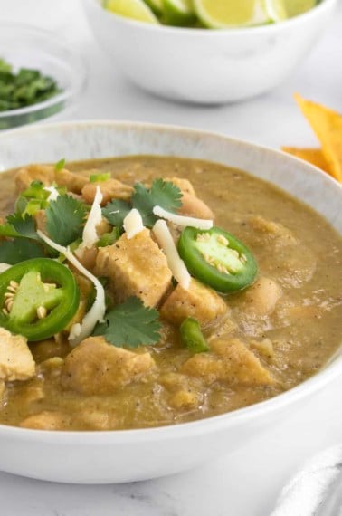 Green Chicken Chili by The BakerMama