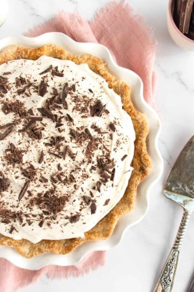 Chocolate Cream Pie by The BakerMama