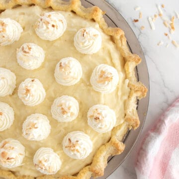 Coconut Cream Pie by The BakerMama