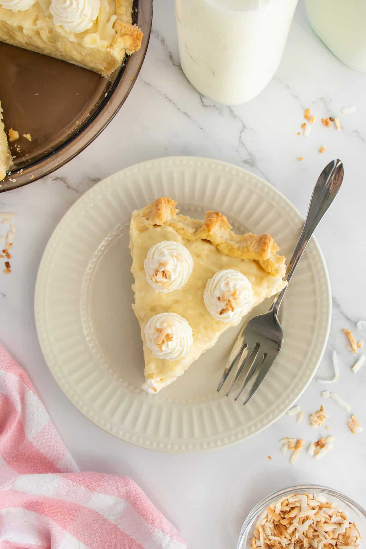 Coconut Cream Pie by The BakerMama