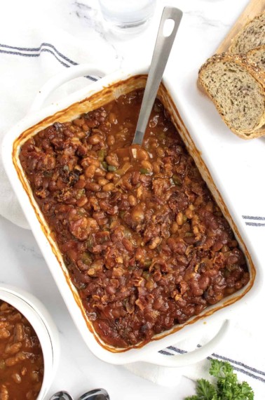 Easy Baked Beans by The BakerMama