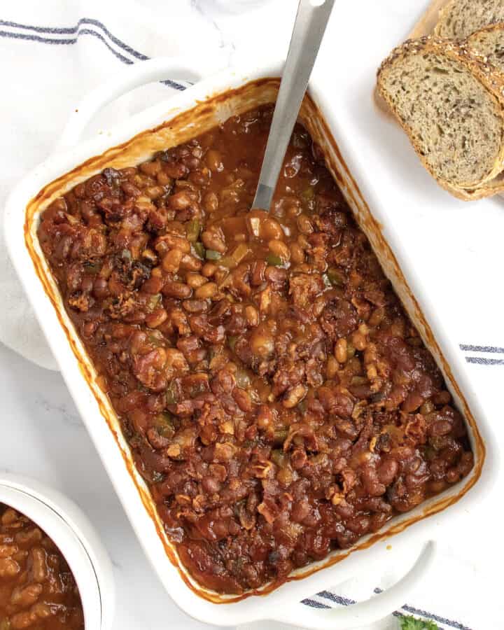 Easy Baked Beans by The BakerMama