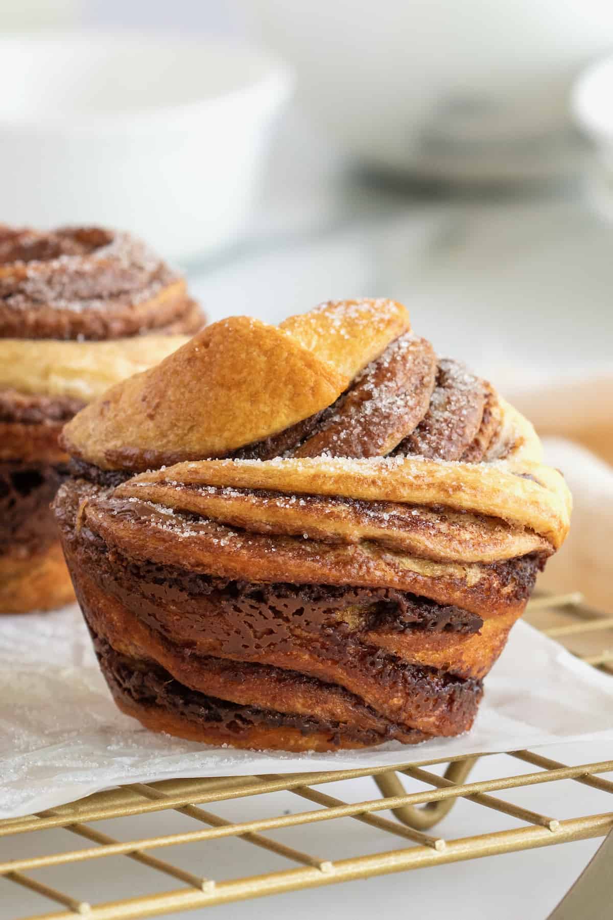 Croissant with Nutella