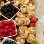 Mini Muffin and Cinnamon Roll Breakfast Board by The BakerMama