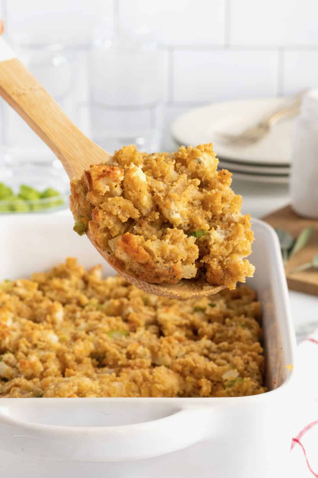 Cornbread Dressing The BakerMama