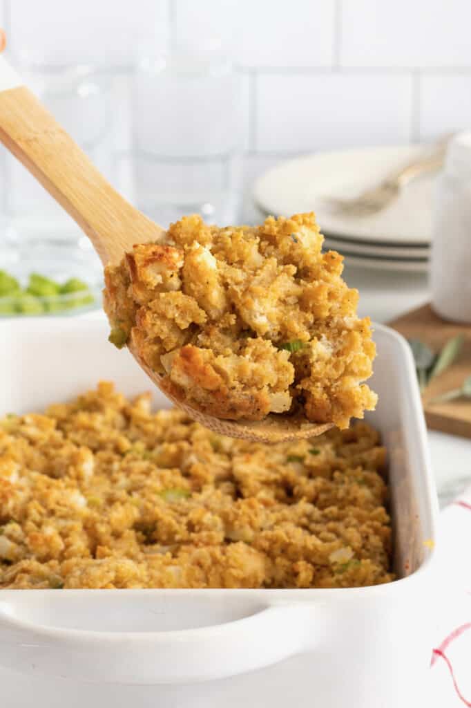 Cornbread Dressing The BakerMama