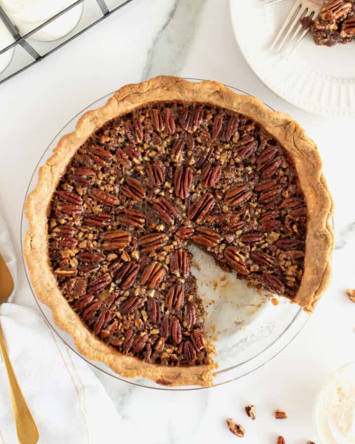 Grandma's Pecan Pie by The BakerMama
