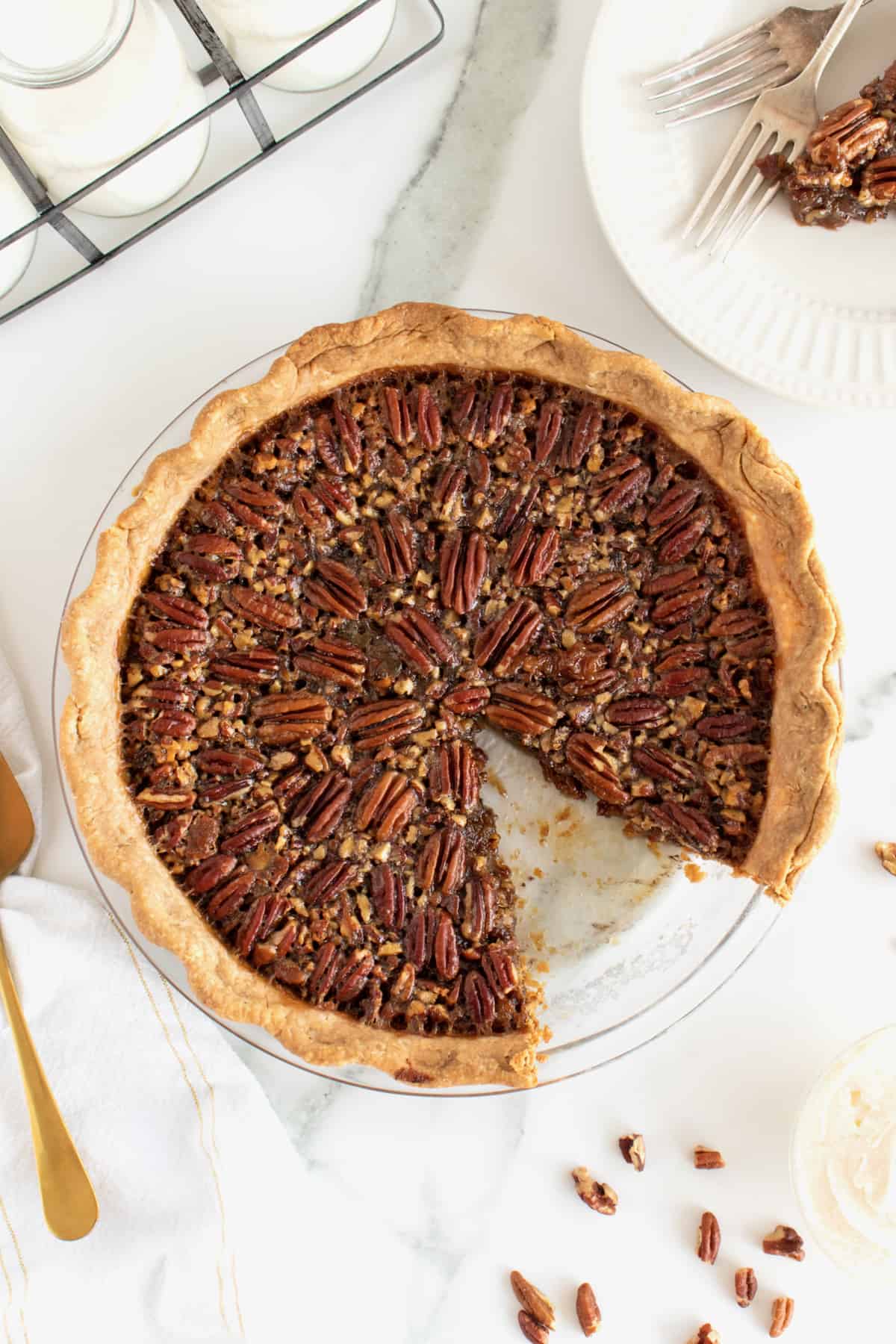 Grandma's Pecan Pie by The BakerMama