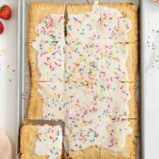 Homemade Strawberry Sheet Pan Pop Tart-image