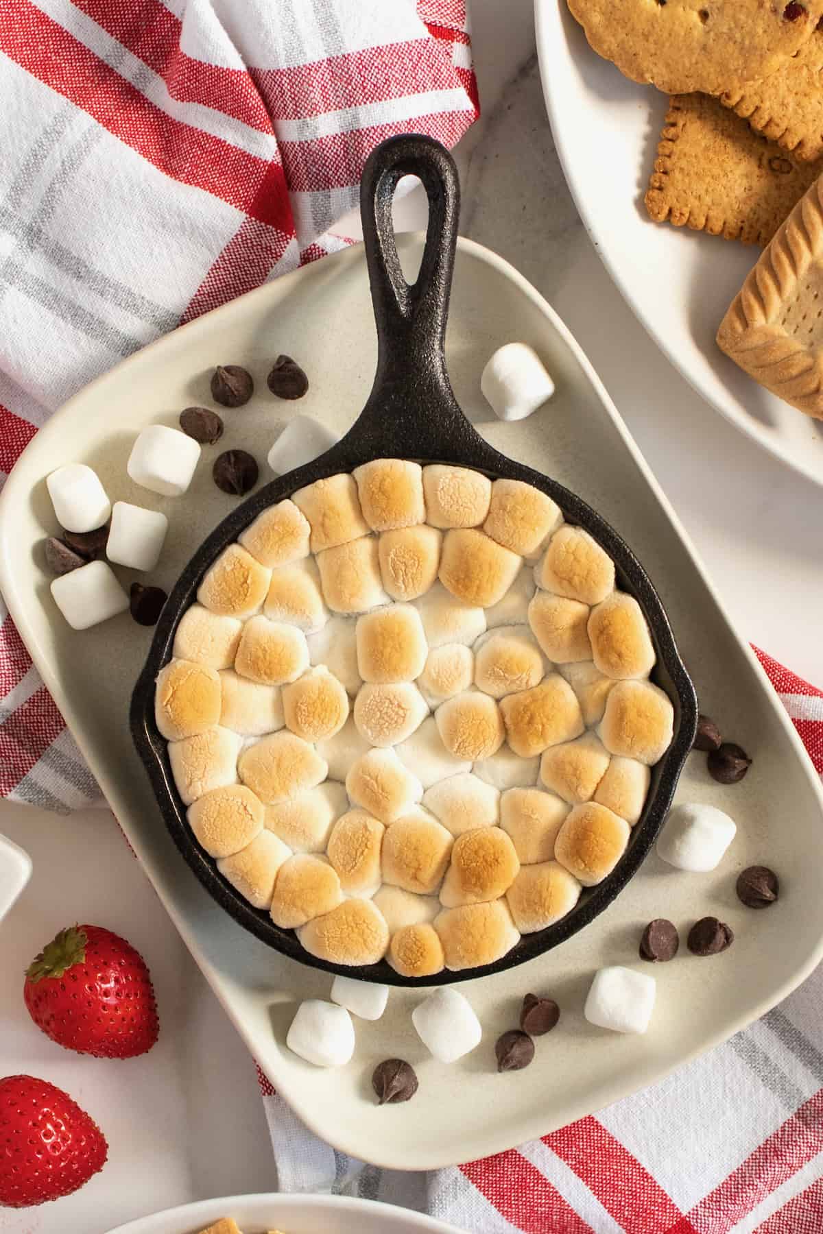 S'mores Skillet Dip by The BakerMama