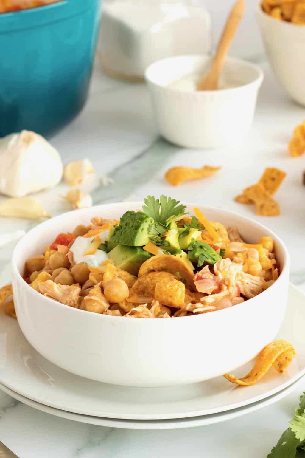 Easy Chicken Chili The BakerMama