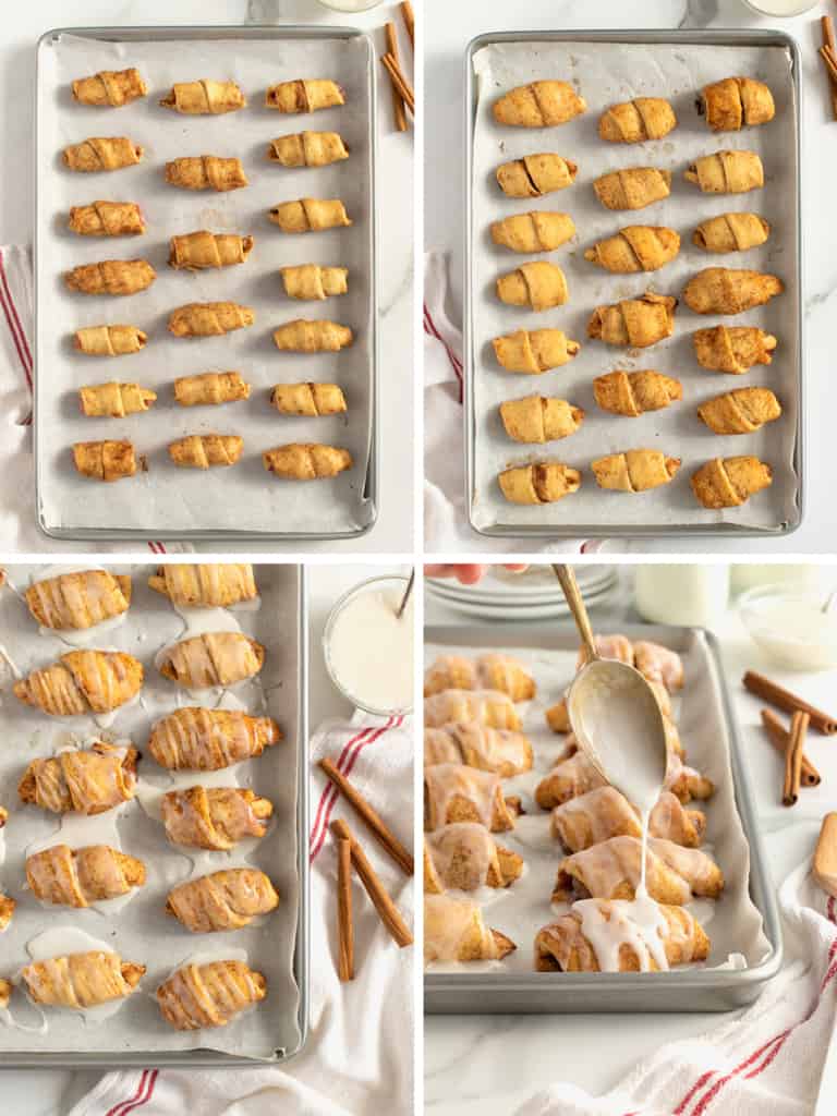 Cinnamon Roll Pigs in a Blanket The BakerMama