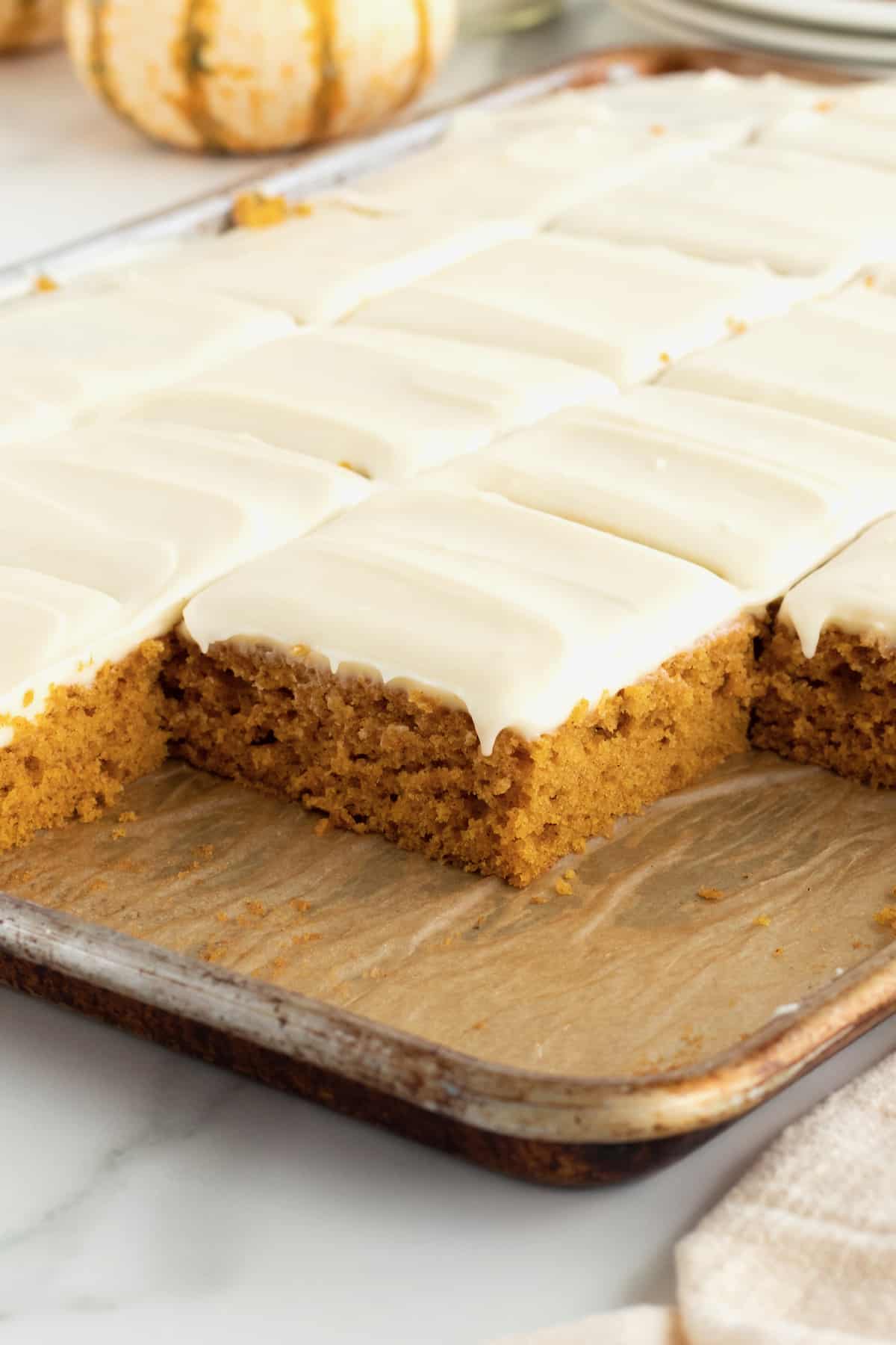 Pumpkin Sheet Cake Recipe - How to Make Pumpkin Sheet Cake