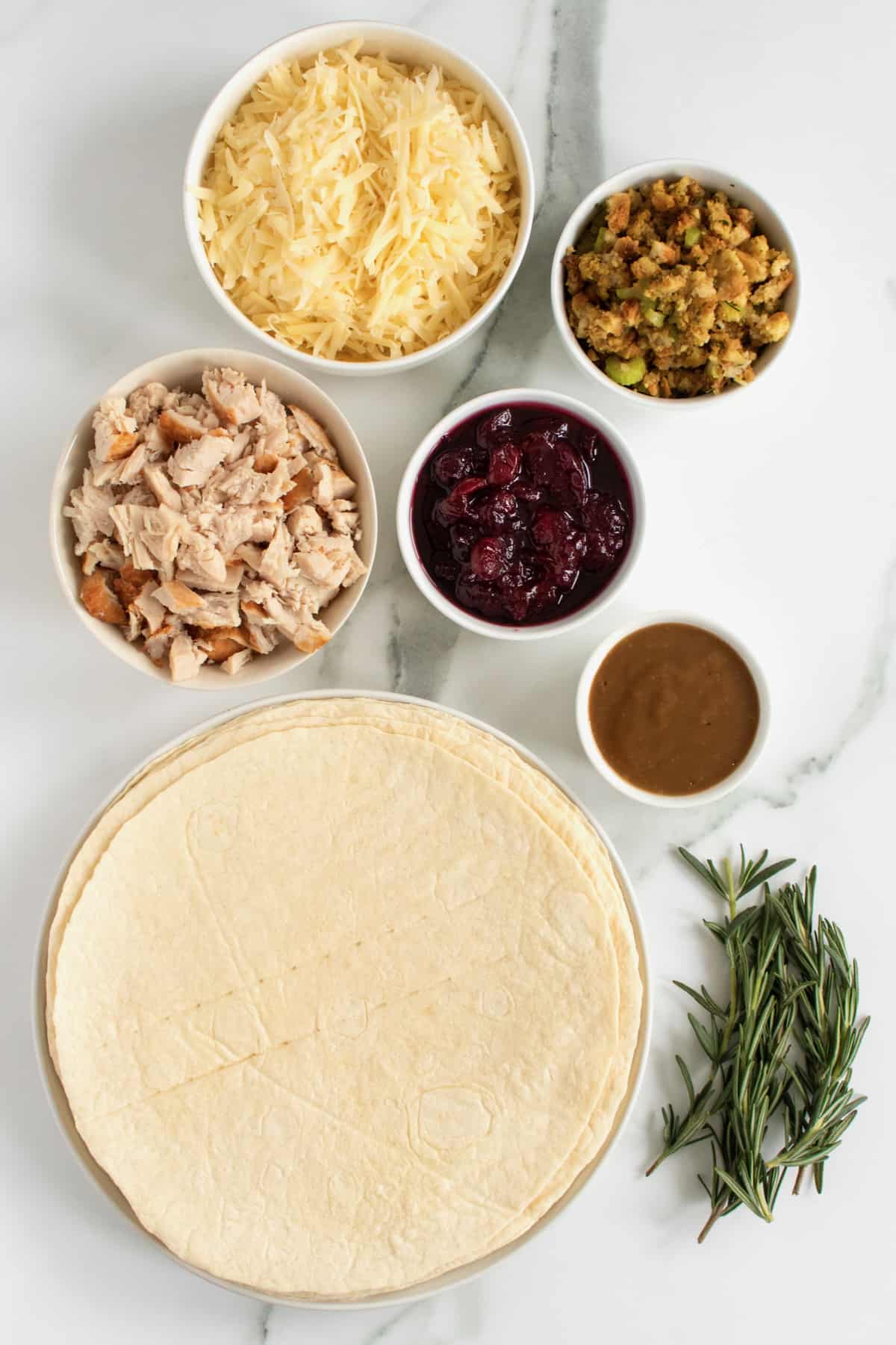Thanksgiving Leftovers Sheet Pan Quesadilla by The BakerMama
