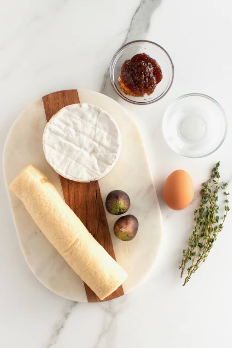 Baked Brie with Fig Jam The BakerMama