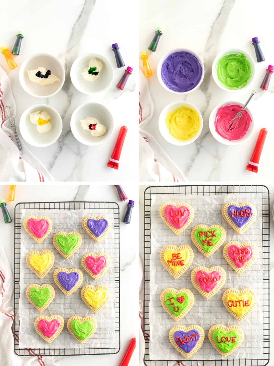 Conversation Heart Pop Tarts The BakerMama