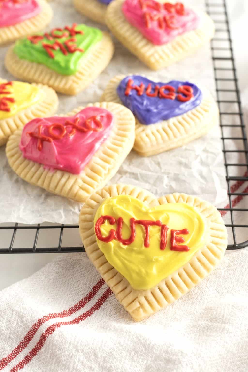 Conversation Heart Pop Tarts The BakerMama