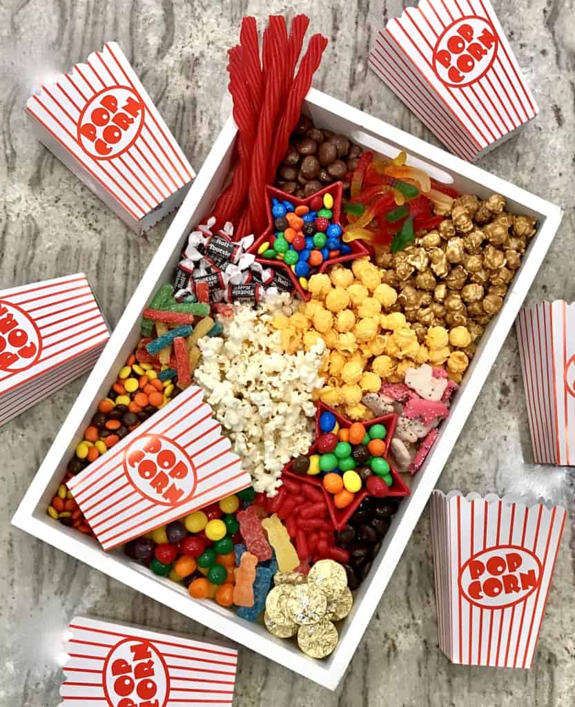 Movie Night Popcorn Board by The BakerMama