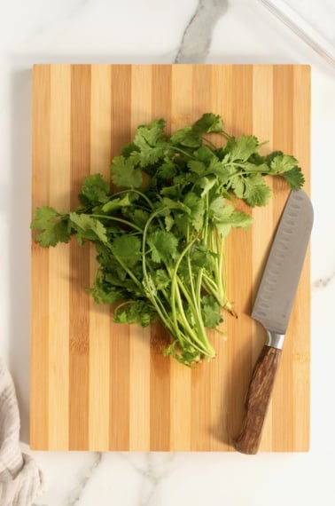 How to Wash Cilantro by The BakerMama