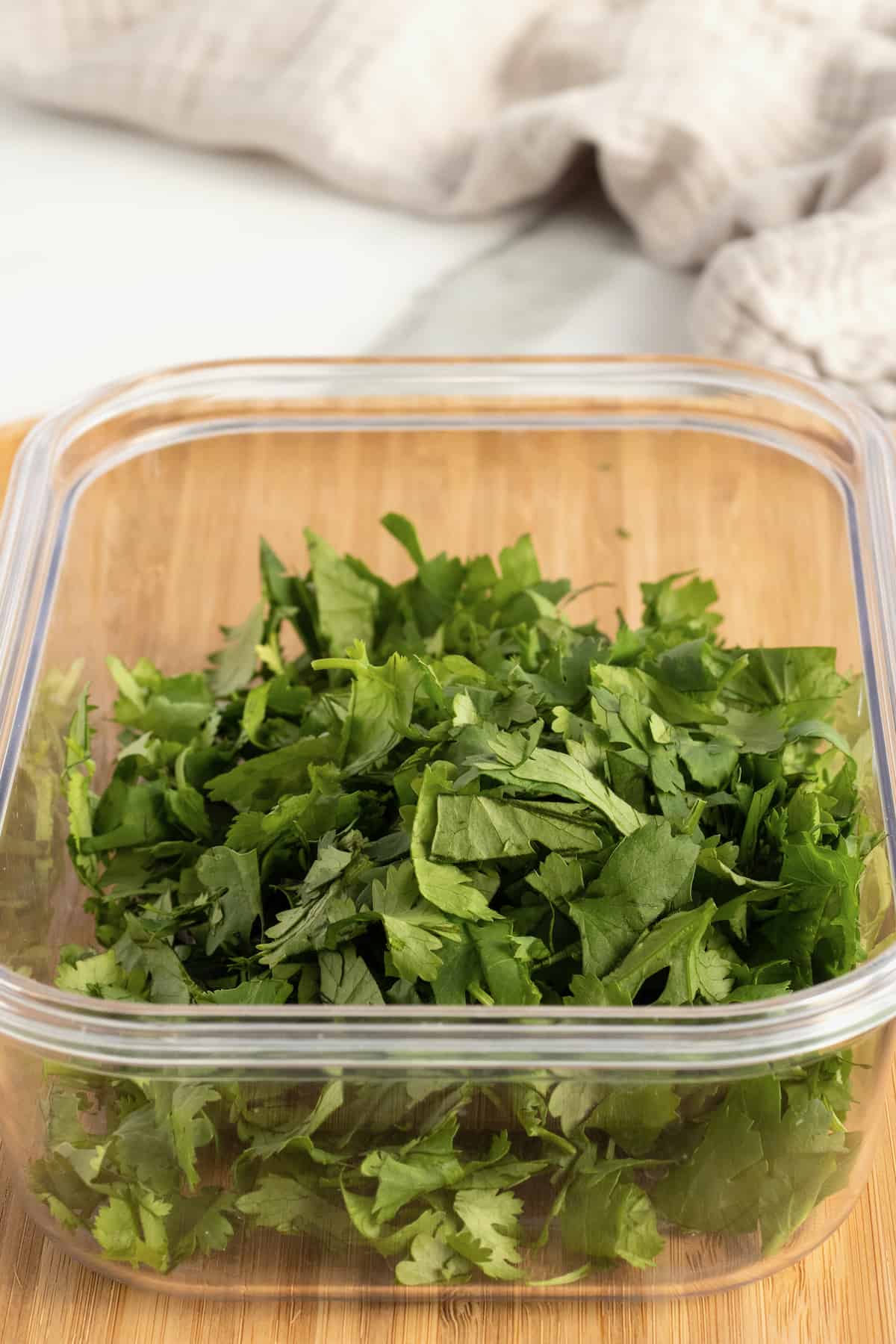 How to Wash Cilantro by The BakerMama