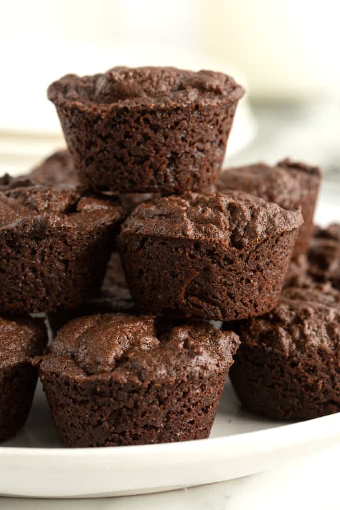 Easy Fudge Brownie Bites The BakerMama