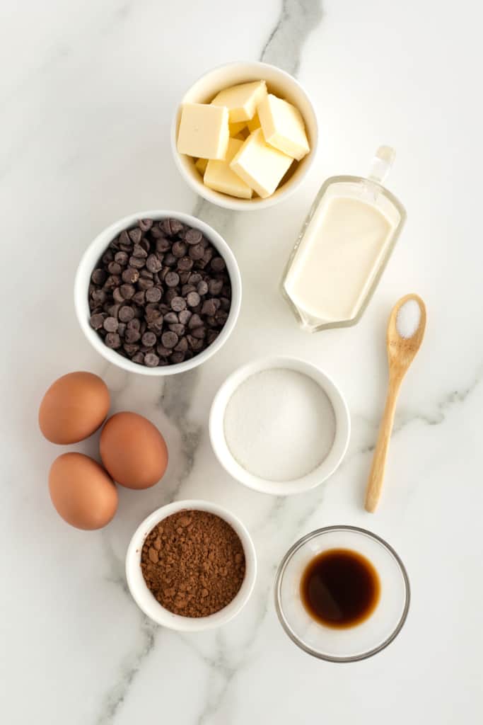 Flourless Chocolate Cake with Chocolate Ganache The BakerMama