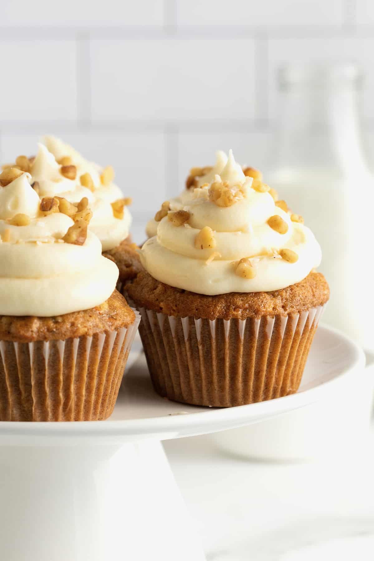 Carrot Cake Cupcakes by The BakerMama