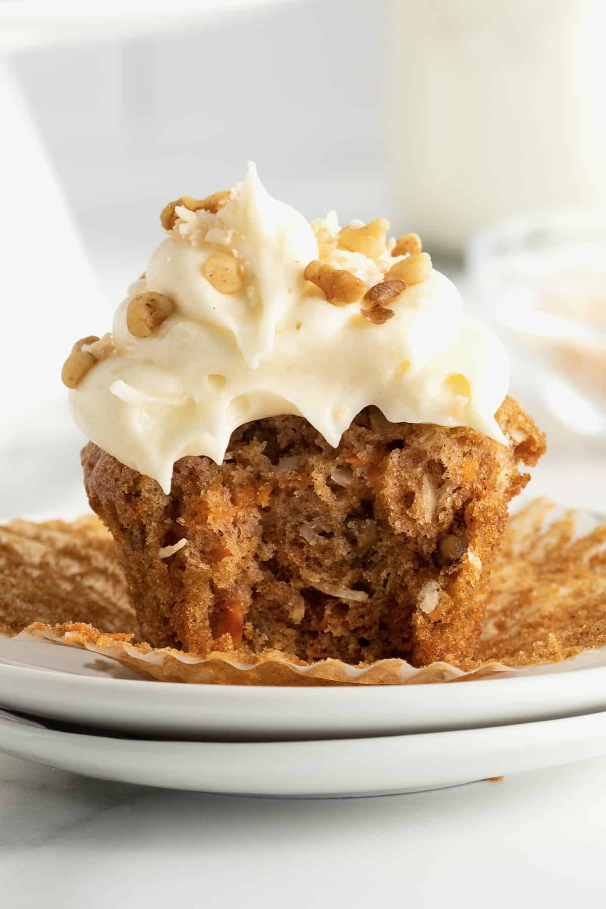 Carrot Cake Cupcakes by The BakerMama