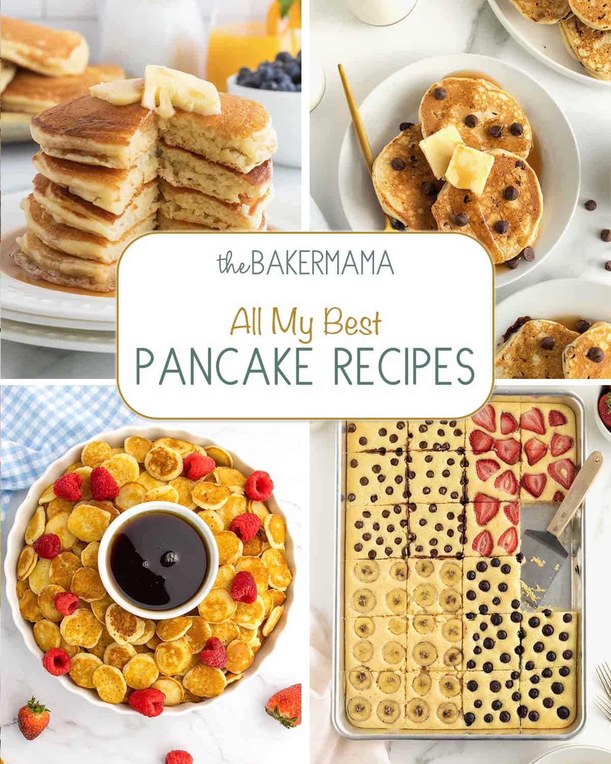 All My Best Pancake Recipes by The BakerMama