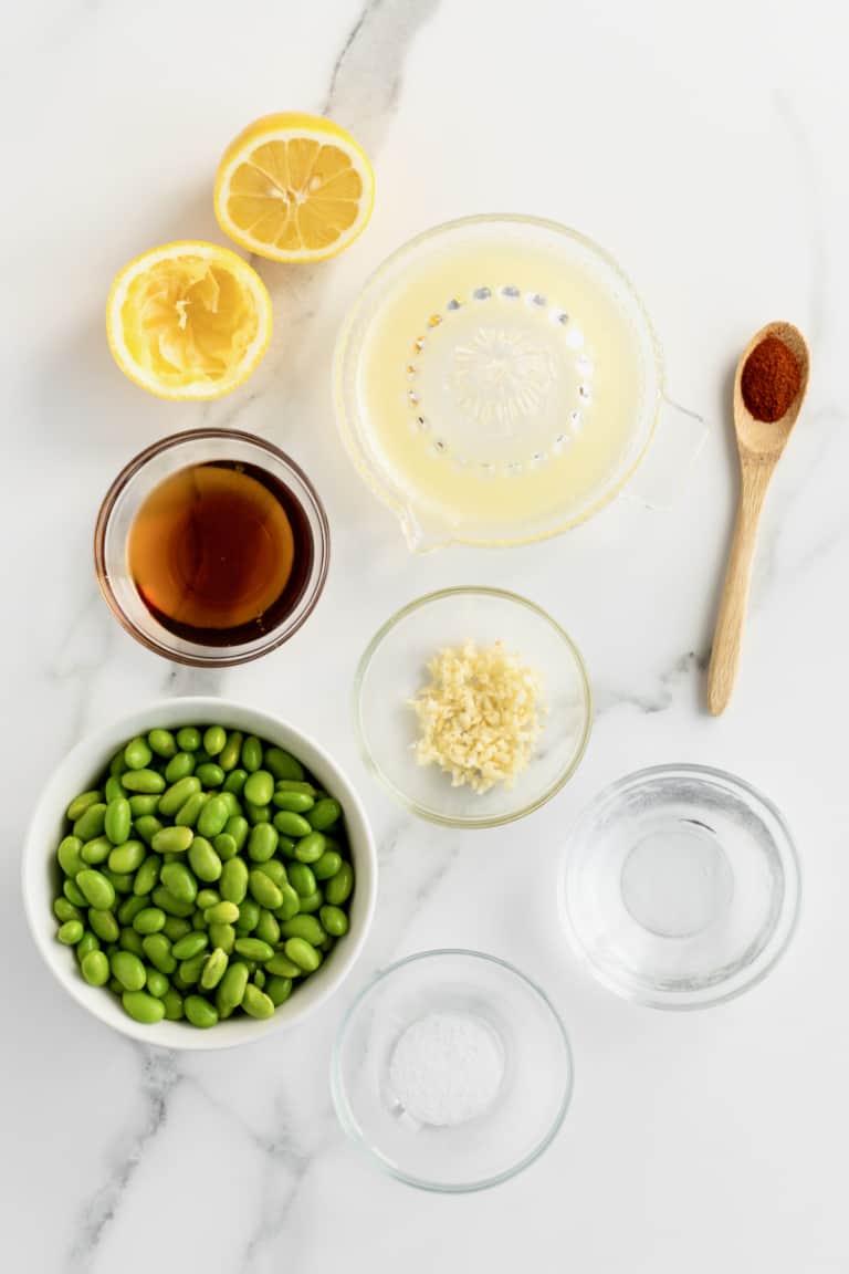 Creamy Edamame Hummus Dip The BakerMama