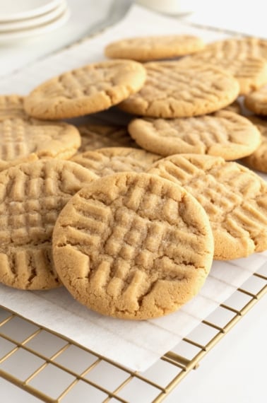 Classic Peanut Butter Cookies by The BakerMama